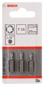 Насадка-бита Extra Hart T15, 25 mm 2607001607
